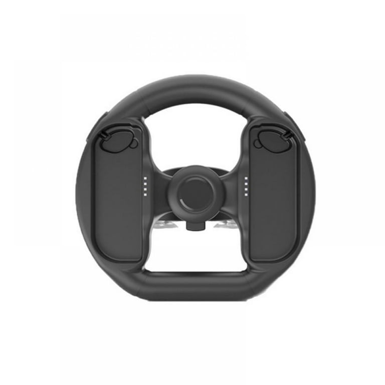 For Nintendo Switch Gaming Desk Accessories Great for Mario Kart Black  Color with Table Attachment Gaming Steering Wheel 