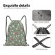 thumbnail image 4 of Fotbe Retro Hippie Groovy Mushroom Bolsa Mochila con Cordón Estampada, Bolsa de Gimnasio Deportiva, Bolsa Cinch, Bolsa con Cordón para Hombres y Mujeres-Small, 4 of 6