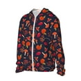 thumbnail image 2 of Pofeuu Autumnal Forest Print Sun Protection Outdoor Lightweight Full Zip UV Cooling Hoodie Long Sleeve Summer Clothing for Outdoor Hiking-Medium, 2 of 5
