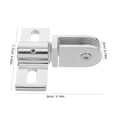 thumbnail image 2 of ELAYARD 2 Sets Glass Door Hinge Frameless Shower Door Hardware Alloy Durable Design For Shower Door Installation, 2 of 6