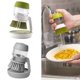 thumbnail image 2 of Cepillos de limpieza para cocina XCF Dispensadores de jabón rellenables color gris y verde, 2 of 2
