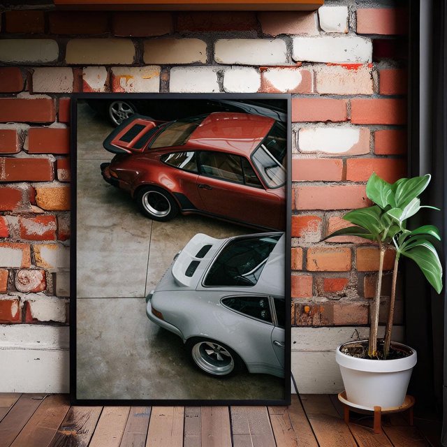 Póster de coche retro - Póster de Porsche antiguo - Impresión de Porsche antiguo - Arte mural de Porsche antiguo - Póster de coche antiguo - Póster de Porsche antiguo