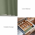 thumbnail image 6 of Placemats Set of 4, Green Solid Color Woven Placemat, Linen Place Mats for Kitchen/Dining Tables, Aesthetics Contemporary Luxury Washable Table Mats for Party, 6 of 8