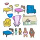 thumbnail image 4 of Figuras de historia de fieltro para niños y bebés, juguete artesanal de aprendizaje temprano, figuras de actividades para contar cuentos, regalos, 4 of 9