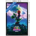 thumbnail image 3 of Nintendo The Super Mario Galaxy Movie (2026) - Yoshi Space One Sheet Wall Poster, 22.375" x 34" Framed, 3 of 5