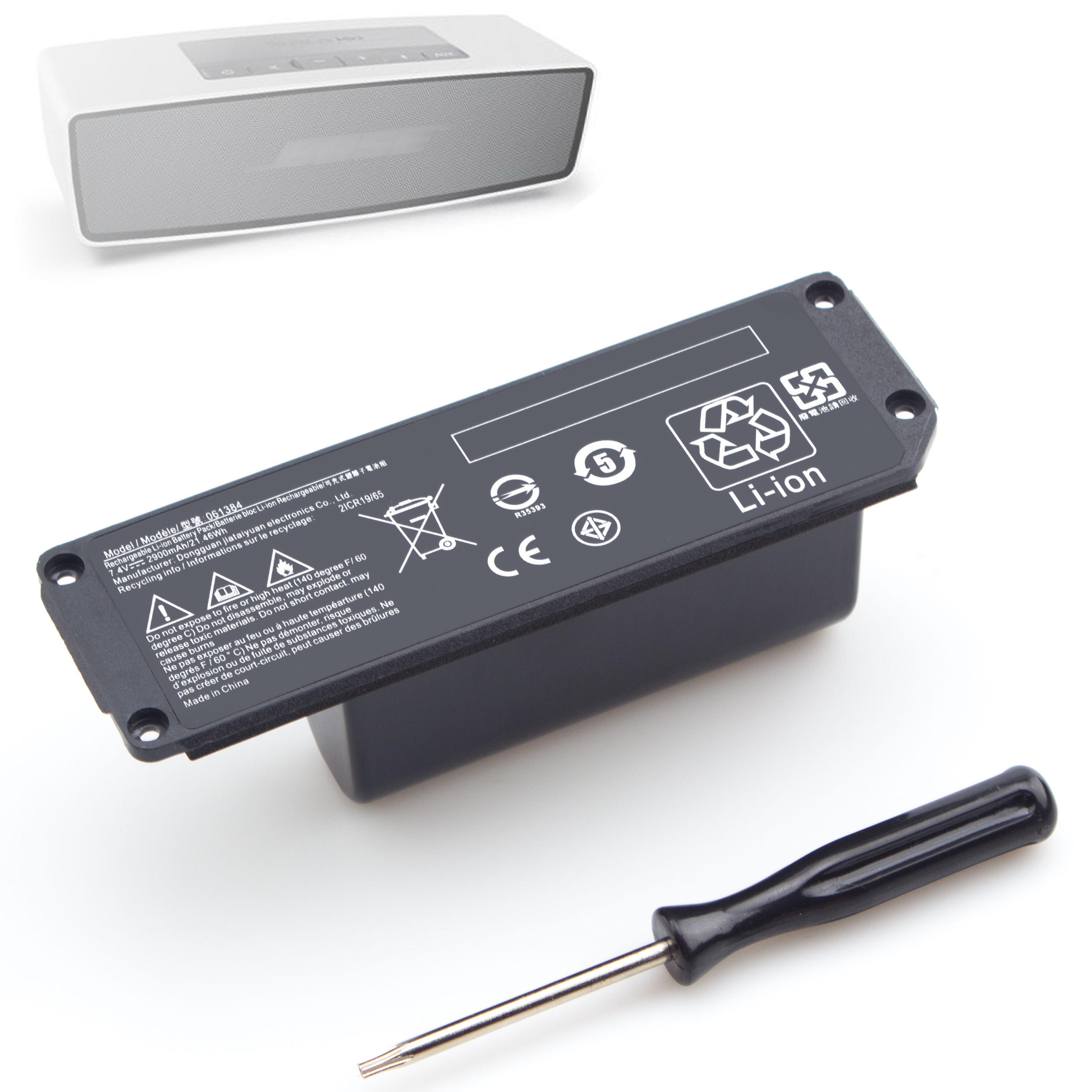 061384 061385 061386 063287 Battery for BoseSoundLink SoundLink Bluetooth Speaker Mini One Boses (7.4V 21.46Wh 2900mAh - image 1 of 9