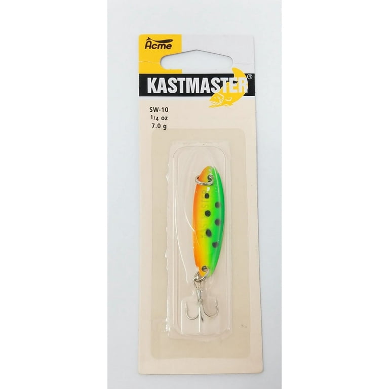 Acme Tackle Kastmaster Fishing Lure Spoon Fire Tiger 1/4 oz