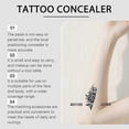 thumbnail image 4 of Tattoo Cover Up Makeup Waterproof, 2 Color Long Lasting Tattoo Concealer for Body, Covers Scars, Vitiligo, Dark Spots, Waterproof & Sweatproof, 4 of 5