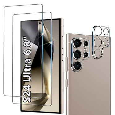 [2 2 Pack] for Samsung Galaxy S24 Ultra Screen Protector, 9H Tempered Glass, Ultrasonic Fingerprint Compatible, HD Clear Case Friendly for Samsung S24 Ultra Glass Screen Protector 5G