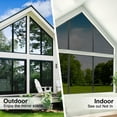 thumbnail image 4 of One Way Window Privacy Film, Window Tint for Home, Reflective Heat Control Sun Blocking Anti UV See Out Not in Glass Door Covering Tinting Film, 20 in X118in, 4 of 6