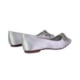 thumbnail image 2 of XY London Womens Blossom Bow Diamante Pointed Ballerina Flats, 2 of 4