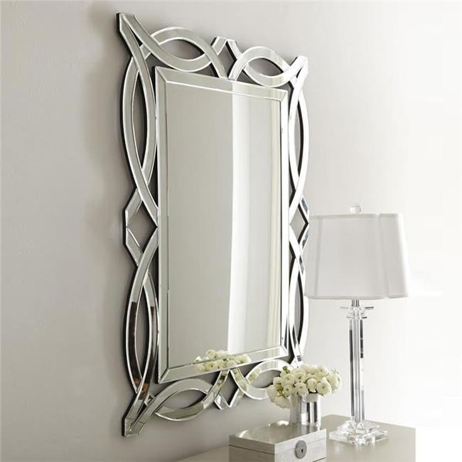 Afina Ml 3242 S 32 X 42 In Modern Luxe Decoarative Scallop Mirrors Walmart Com Walmart Com