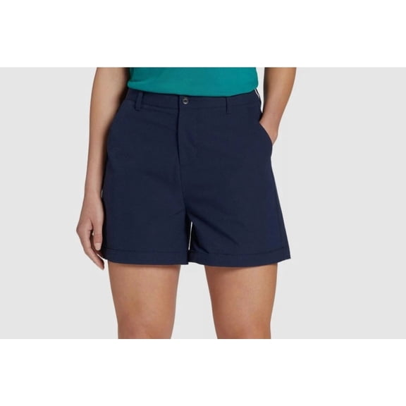 Walter Hagen Women's Clubhouse Traditional 7 Seersucker Golf Shorts, Size 2