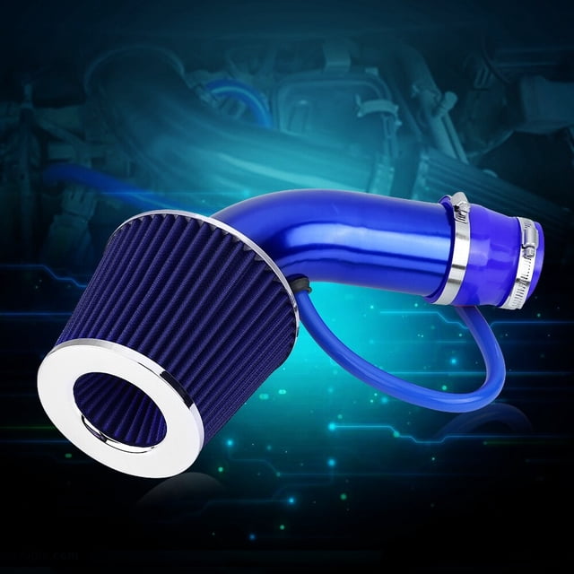 Manguera de inducción de aire frío, manguera de admisión de aire frío universal de 76 mm y 3 pulgadas, filtro de admisión de aire, rendimiento de primera categoría