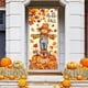 thumbnail image 4 of Fondo de tela de poliéster para puerta con diseño de castillo de calabaza de Acción de Gracias, decoración de 35,43 x 70,87 pulgadas, para colgar en la puerta, decoración festiva de temporada para la, 4 of 6