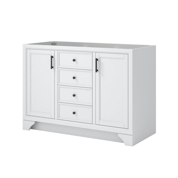 Craft   Main Lcv4822d Lanagan 48" Single Free Standing Vanity Cabinet Only - White