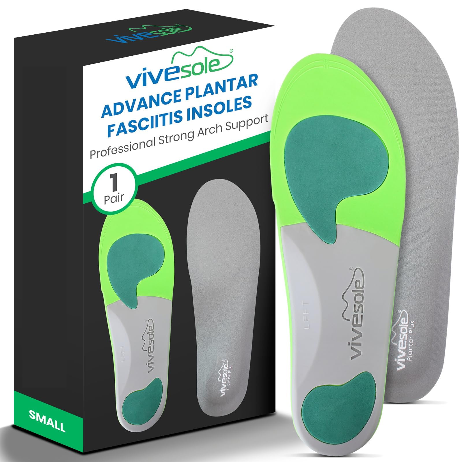 ViveSole Orthotic Inserts for Plantar Fasciitis Arch Support
