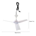 thumbnail image 2 of Coofit Mini Fan USB Cooling Mini Ceiling Fan Electric Ceiling Fan for Dormitory, 2 of 6