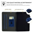 thumbnail image 2 of Dteck Case For Apple iPad 9th Generation 10.2"/iPad 8th Gen 2020/iPad 7th Gen 2019,Magnetic Leather Wallet Card Holder Smart Case Folio Stand Protective Automatic wake/sleep Cover,Blue, 2 of 6