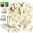 thumbnail image 1 of 76PCS Felt Wool Polishing Buffing Pad Set Wheel Grinding Head Point & Mandrel Kit Accessories Tools Compatible for Dremel, 1 of 7