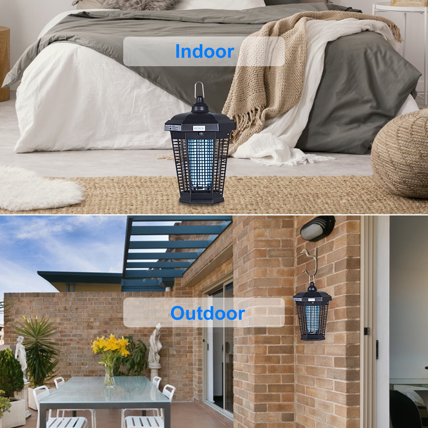 Buy 20W Bug Zapper, 4200V Mosquito Zapper Fly Killer Indoor and Outdoor