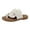 White, variant on Mostsola Flip Flops for Women Lightweight Flat Sandals Bowknot Tie up Casual Beach Dress Shoes