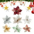 thumbnail image 4 of 1Pcs Artificial Christmas Flowers Simulated Christmas Flower Fake Christmas Bouquet Flower Xmas Trees Home Party Garden Decor, 4 of 6