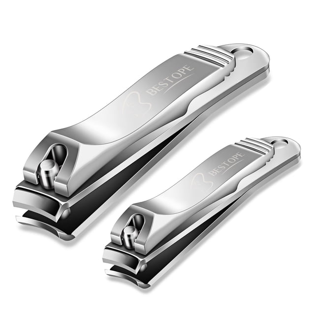 BESTOPE Ensemble de Coupe-Ongles Tranchants Coupe-Ongles d'Orteils Coupe-Ongles Coupe-Ongles en Acier Inoxydable Coupe-Ongles Robuste pour Hommes et Femmes