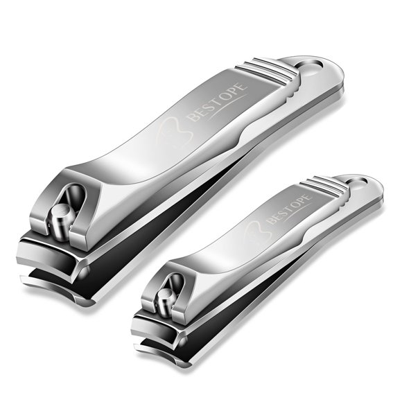 BESTOPE Ensemble de Coupe-Ongles Tranchants Coupe-Ongles d'Orteils Coupe-Ongles Coupe-Ongles en Acier Inoxydable Coupe-Ongles Robuste pour Hommes et Femmes