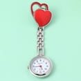 thumbnail image 2 of SHISUYAN Heart Shaped Watch Waterproof Pocket Watch Fashion Creative Hanging Watch for Decor Use (Red), 2 of 8