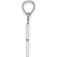 thumbnail image 2 of 14K White Gold 14Kw Polished Number 8 Pendant (18.94 X 4.48) Made In United States nu08w, 2 of 5