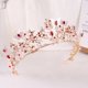 thumbnail image 2 of Zhuge Tiara de boda para novia, diadema de princesa, corona nupcial, joyería para el cabello con diamantes de imitación de cristal, decoración para novia, cumpleaños, graduación, boda (D), 2 of 4
