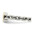 thumbnail image 3 of 925 Sterling Silver With Real 14kt Sky Blue Topaz Ring Size: 8; for Adults and Teens; for Women and Men, 3 of 5