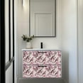 thumbnail image 4 of Mi Alma Bird Pink Tile Stickers - Removable Vinyl 4x4, 24 pcs, 4 of 12