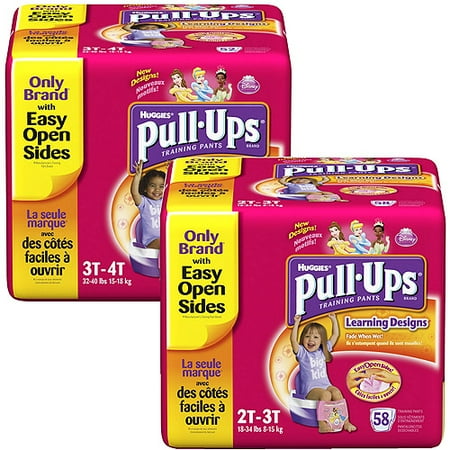 Huggies Pullups Box 2t-3t Girl 56ct