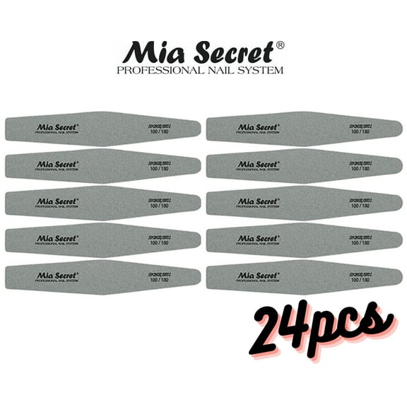 Mia Secret - NAIL FILE - SPONGE DIAMOND #100/180 (SPD1) x 24