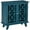 Blue, variant on HOMCOM Storage Cabinet with Fretwork Doors Shelf Modern Sideboard Buffet