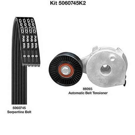 Dayco 5060745K2 - Serpentine Belt Drive Component Kit Fits select: 1998-2003 CHEVROLET S TRUCK, 1998-2003 GMC SONOMA