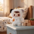 thumbnail image 2 of Bratty M Tuffy Collectible Plush Toy, White, 8", 2 of 6