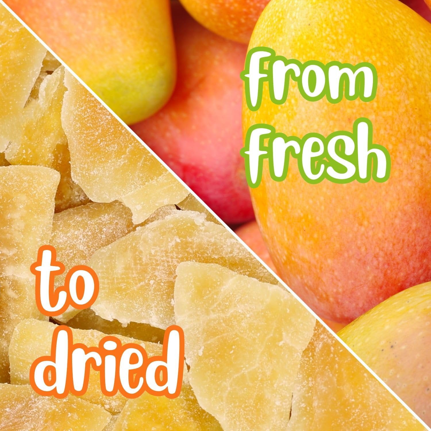 Dried Mango Slices by Its Delish, 30 OZ Jumbo Reusable Container  Candied Dried Fruit  Natural Flavor, Sweetened & Low Sugar, No Color Added  Dry Mango Candy Healthy Snacks  Vegan, Kosher
