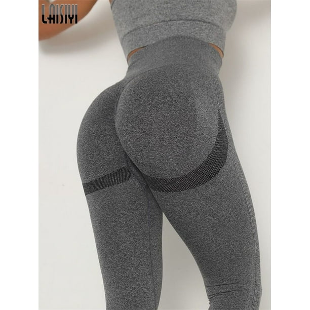 NORMOV Seamless High Waist Seamless Gym Leggings With Bubble Butt Push Up  For Women Slimming Fitness Workout Pants 211008 From Lu006, $9.85