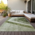thumbnail image 6 of Addison Rugs Chantille Indoor/Outdoor Transitional Geometric Olive Washable Rectangle Rug, 9' x 12', 6 of 6
