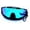 Black BLUE, variant on Velos™ Sports Sunglasses - Baseball Softball Polarized Shades with case & strap