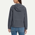 thumbnail image 4 of Vmvidoty Raincoats for Women Cycling Sun Protection Lightweight Rain Jackets Waterproof Windbreaker Packable Hooded Jacket, 4 of 8