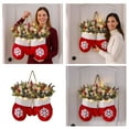 thumbnail image 3 of JHEHF Christmas Mitten Wreath with Lights Christmas Lighted Werath Front Door Garland xmas Hanging Ornament for Party Decoration Farmhouse Home Garden Wall Decor, 3 of 9