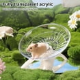thumbnail image 3 of Sunjoy Tech Hamster Wheel Silent Toy,Hamster Flying Saucer Running Exercise Wheel,Small Animals Climbing Cage Hermit Crab Tank Accessory, 3 of 9