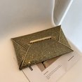 thumbnail image 2 of Nuevo Sobre Europeo Y Americano Bolso Cena Bolso Mano E Informal Brillante Bolso Mujer A La 6411 (dorado) Dorado, 2 of 9