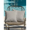 thumbnail image 4 of Outdoor Pillows Waterproof, Black Beige Geometric Bedding Throw Pillows with Insert for Couch Sofa Bed, Abstract Art Aesthetics Luxury Rustic 18x18 Inch Pillowcases Decorative Patio Pillow Set of 2, 4 of 8