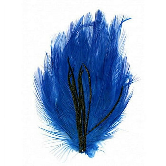 ZUCKER Peacock Flue Small Feather Pad - 3" X 4" -1pc -Dark Turquoise - Natural