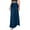 Dark Blue, variant on New Summer Arrivals SMihono Womens Summer Fall Skirt 2025 Silk Elegant High Waist Cocktail Party Wedding Mermaid Satin Maxi Skirts Silver S